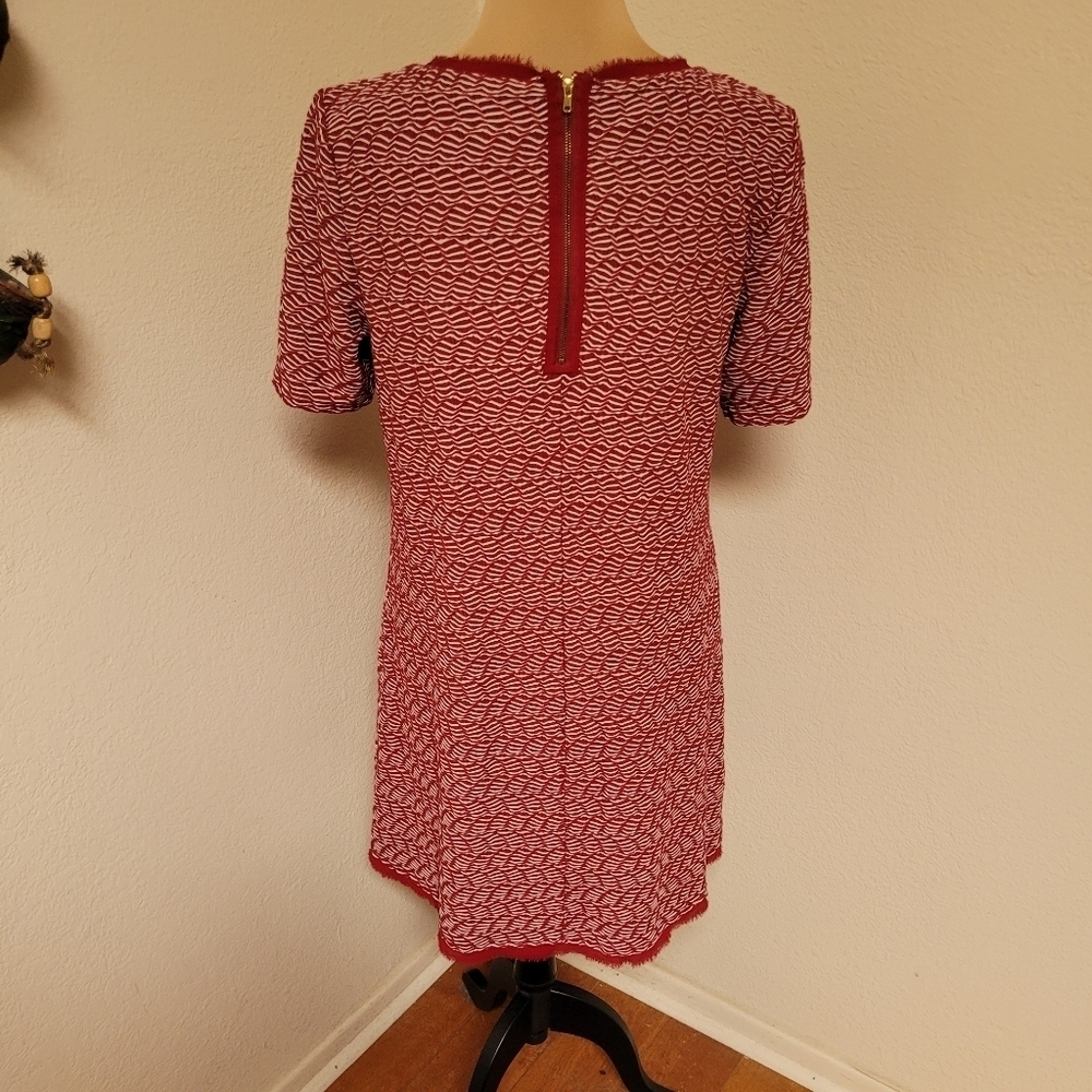 Maeve Multicolored Pleated Short Sleeve Tunic - Picture 6 of 6